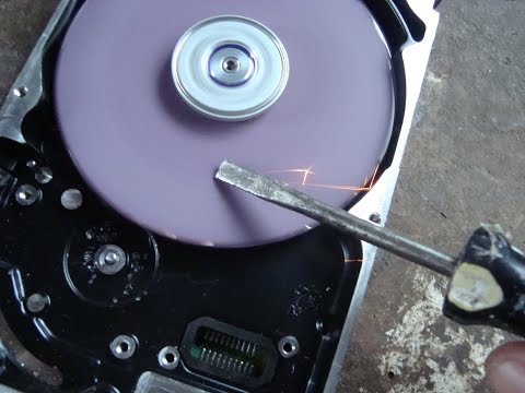 Como hacer una amoladora con un disco rigido de pc