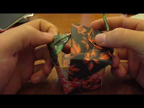 Construction of paper cube.