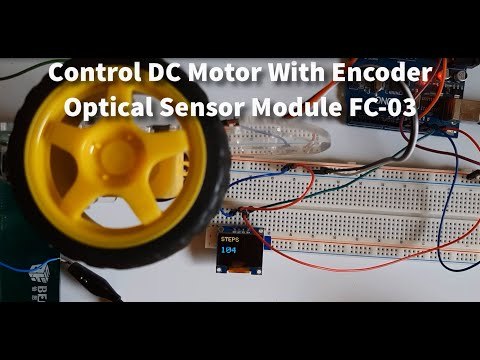 Control DC Motor With Encoder Optical Sensor Module FC-03