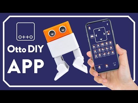 Control Otto robot with the new Bluetooth APP