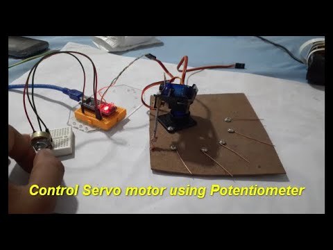 Control Servo motors using potentiometer