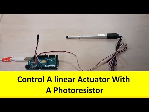 Controlling A Linear Actuator With Arduino And A Photoresistor