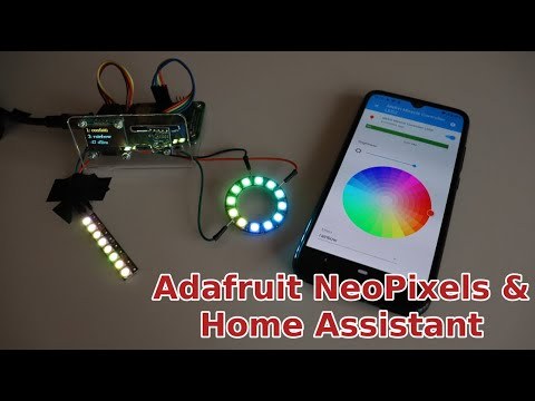 Controlling Adafruit NeoPixels with Home Assistant &amp;amp; without Any Programming