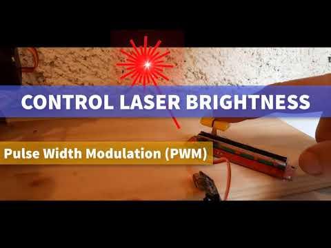 Controlling LASER Brightness With a Potentiometer