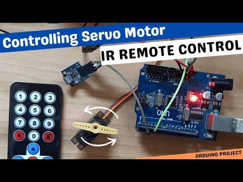 Controlling Servo Motor With IR Remote Using Arduino