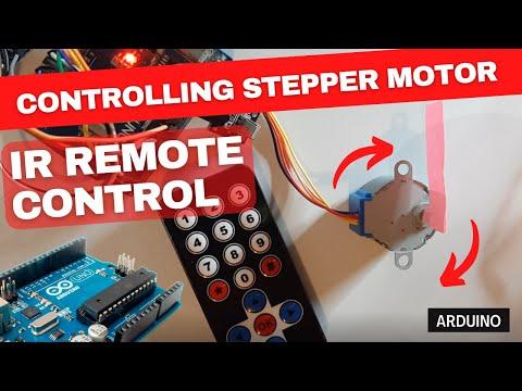 Controlling Stepper Motor 28byj-48 With IR Remote Using Arduino