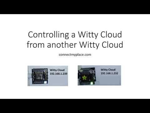 Controlling a Witty Cloud from another Witty Cloud