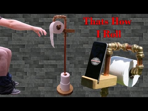 Copper Pipe Toilet Roll Holder - Quick &amp;amp; Easy Project