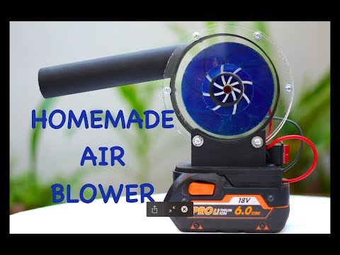 Cordless air blower final video