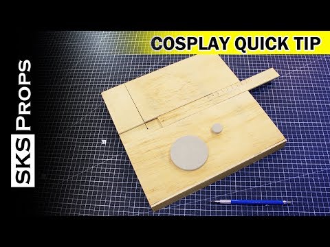 Cosplay Quick Tip: Simple Foam Cutting Circle Jig for my Bandsaw