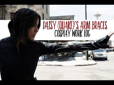 Cosplay Work Log: Daisy Johnson's Quake Arm Braces