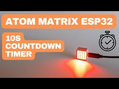 Countdown Timer Using ATOM Matrix ESP32