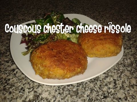 Couscous chester cheese rissole recipe