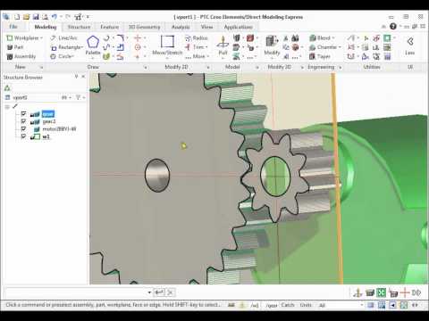 Create gears for 3D printing with PTC Creo Elements/Direct Modeling Express 6 and Gear Generator