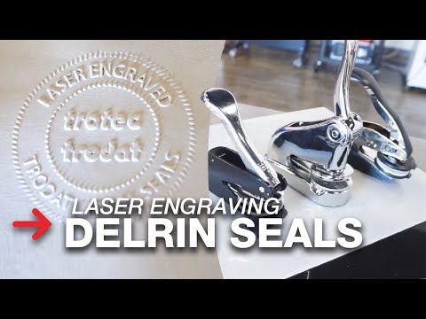 Creating a Seal | Laser Engraving Delrin Seals | Speedy 300