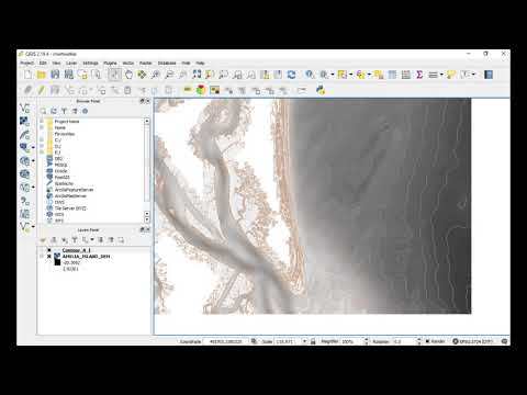 Creating contours from free NOAA data in QGIS