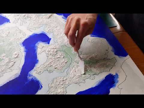 Creating the land topography with 3D paste