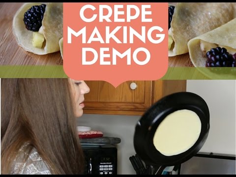 Crepe Making Demo - How To