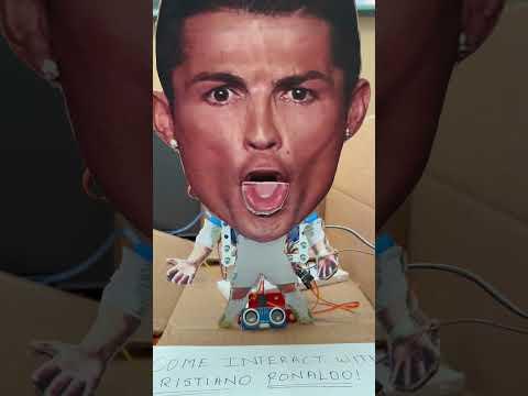 Cristiano Ronaldo Animatronic face