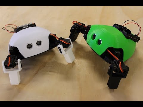 Critter 3D Printed Arduino Walking Robot Kit Demos