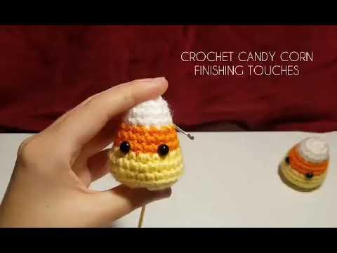 Crochet Candy Corn Assembly (Instructables DIY)