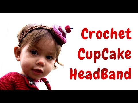 Crochet Cupcake Headband - Free Pattern