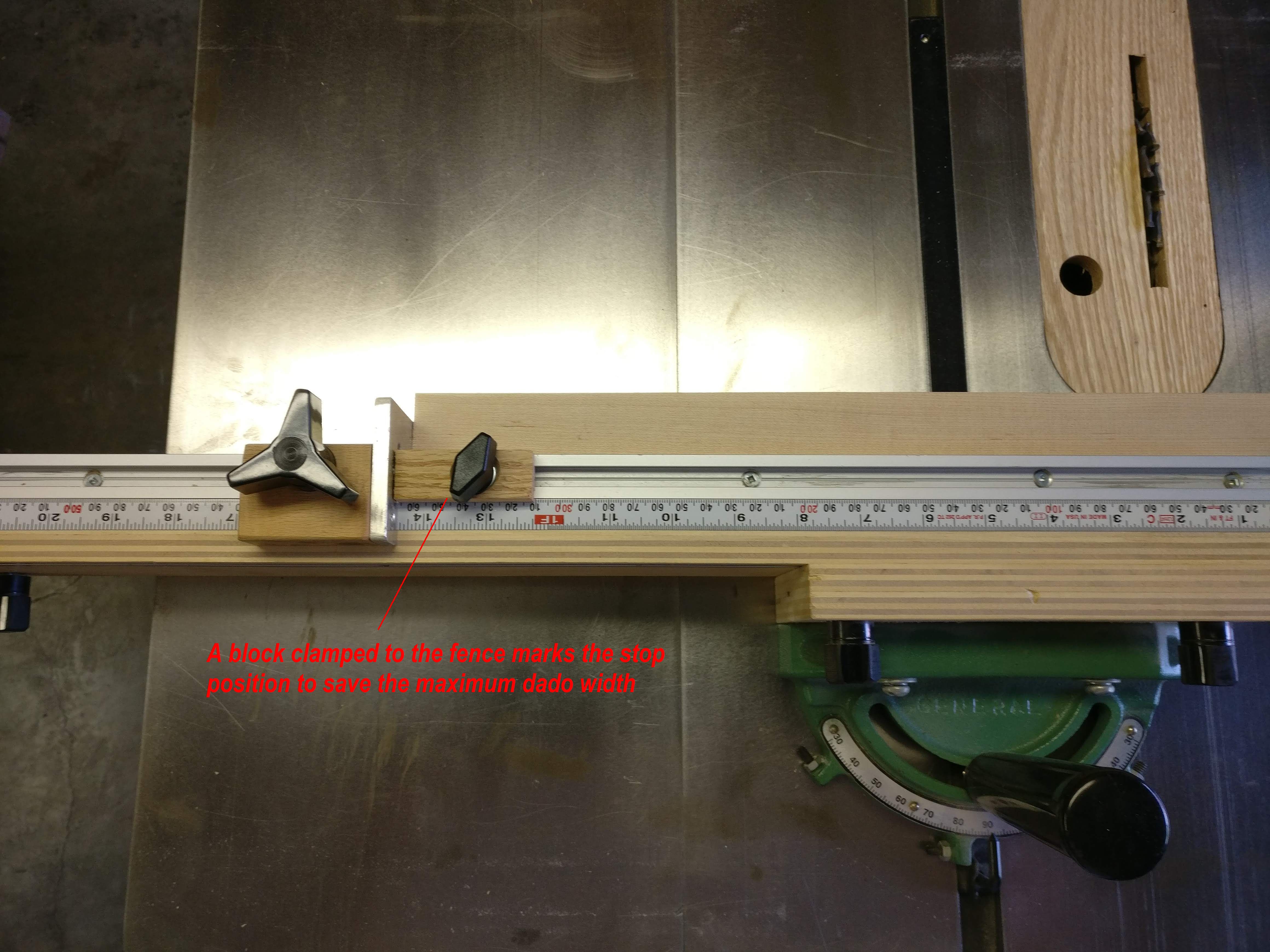 Cross Members - Marking Dado Width with a fence stop - labelled.jpg