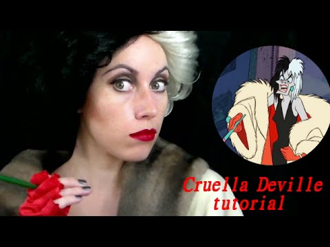 Cruella DeVille Makeup Tutorial