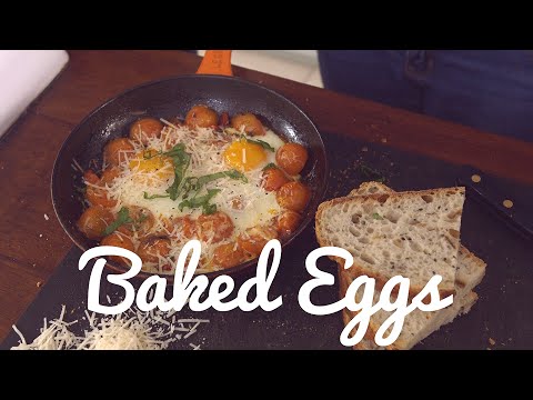 Crumbs Food's Baked Eggs