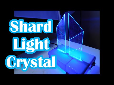 Crystal Shard Desktop Light! - Please comment and like for more!