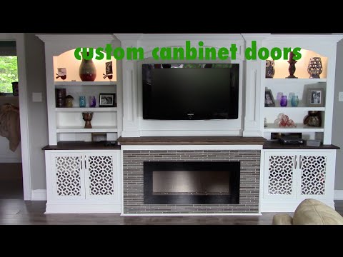 Custom cabinet doors (fancy!)