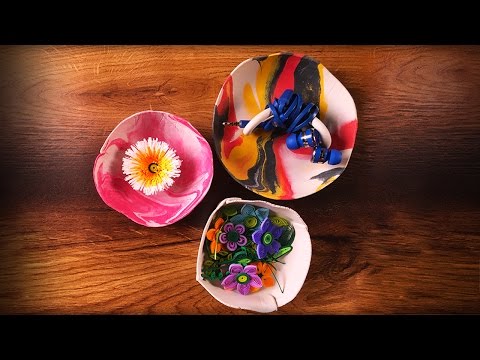 Cute Bowls Out Of Clay | Clay Craft Ideas