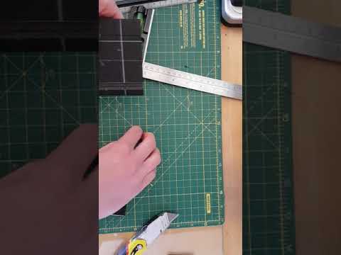 Cutting Foam Board Channels