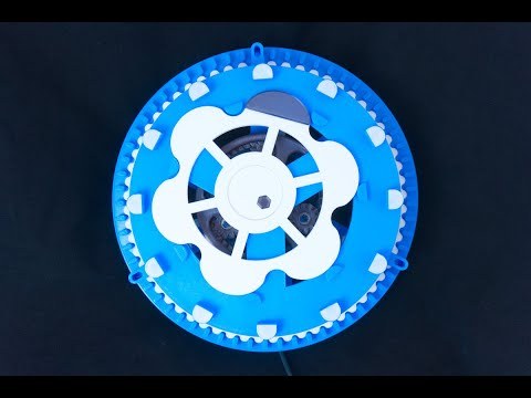 Cycloidal Gear Clock Demo