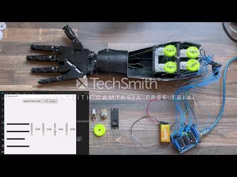 DC Motor Position Control with Potentiometer for Robotic Arm