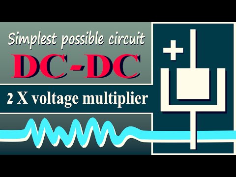 DC-DC Voltage Doubler - Simplest possible circuit.