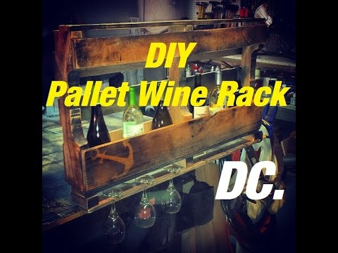 DC. Pallet Wine Rack