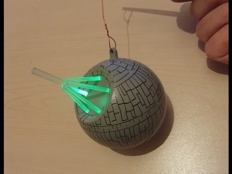 DEATH STAR Christmas Tree Ball, simple tutorial !