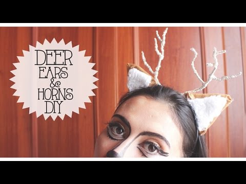 DEER EARS/HORNS DIY!!