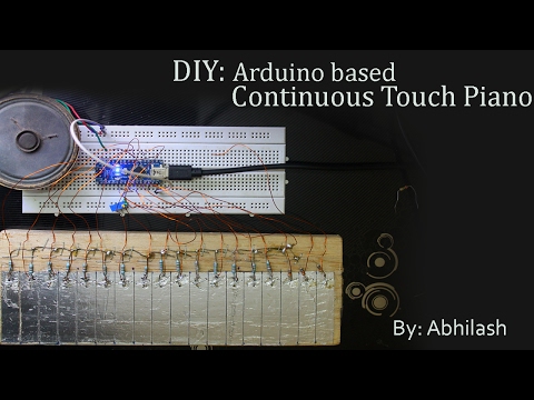 DIY: Arduino based continuous touch Piano