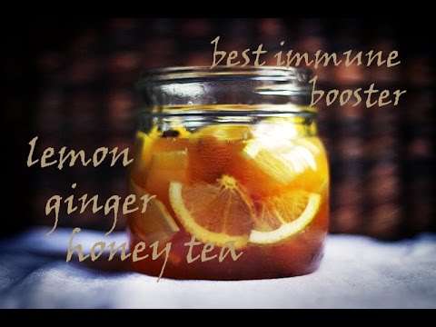 DIY: Best immune booster - Lemon, ginger, honey tea..