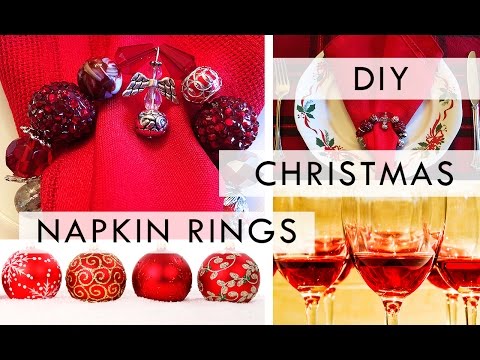 DIY: Christmas Napkin Rings
