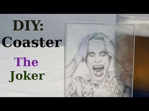 DIY: Custom Drink Coaster | The Joker from Suicide Squad