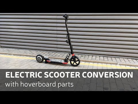 DIY: Electric Scooter Conversion With Hoverboard Parts