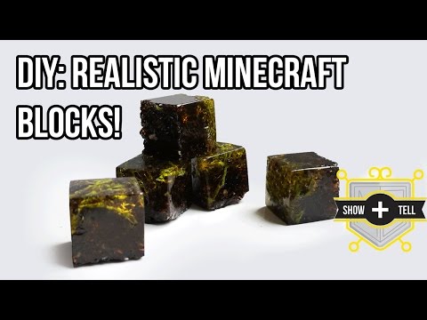 DIY: HOW TO MAKE REALISTIC MINECRAFT BLOCKS! + Update