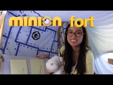 DIY: How to Build a Minion Lair Themed Fort // Forts n Crafts