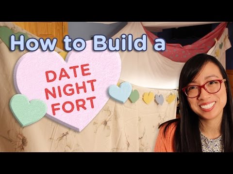 DIY: How to Build a Romantic Date Night Fort // Forts n Crafts