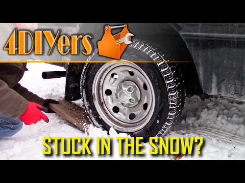 DIY: How to Get Your Vehicle Unstuck in the Snow