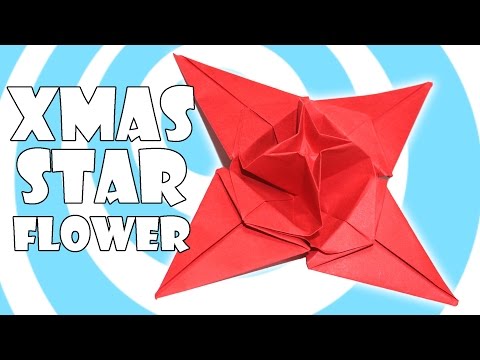 DIY: Origami Christmas Star Flower Tutorial (Origamite)