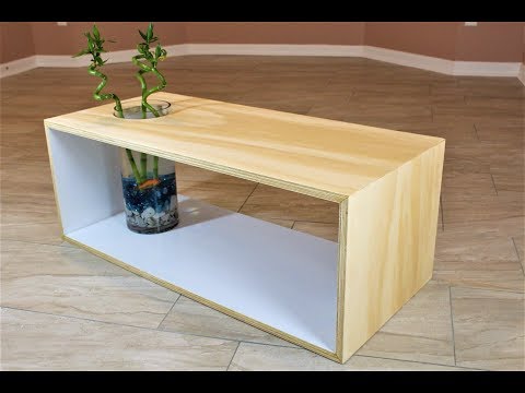 DIY: Plywood Table Modern Living Table